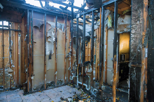 Professional Fire Board Up technician working in Kingston, NJ